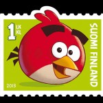 I francobolli di Angry Birds e dei Puffi