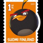 Francobollo Angry Birds Finlandia