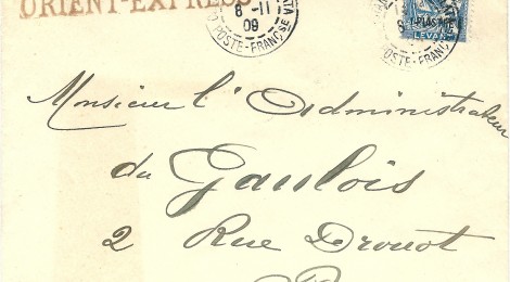 Orient Express lettera Costantinopoli Parigi