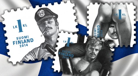 Tom of Finland francobolli gay omosessuali
