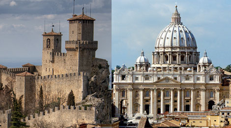 I francobolli 2018 di San Marino e Vaticano