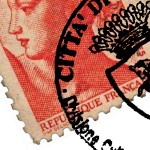 Annullo di Torino su francobollo francese
