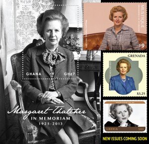 Francobolli Margaret Thatcher