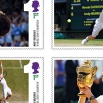 I francobolli per la vittoria di Andy Murray a Wimbledon