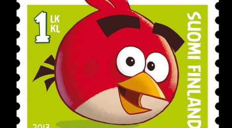 Francobollo Angry Birds Finlandia