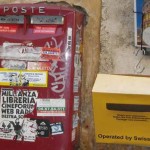 Francobolli svizzeri su cartoline italiane