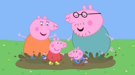 Peppa Pig, da cartoon a carta postale