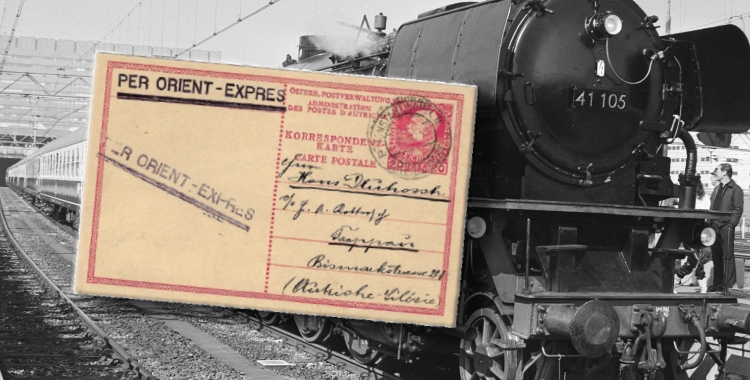La busta con francobollo dell'Orient Express, Il Collezionista