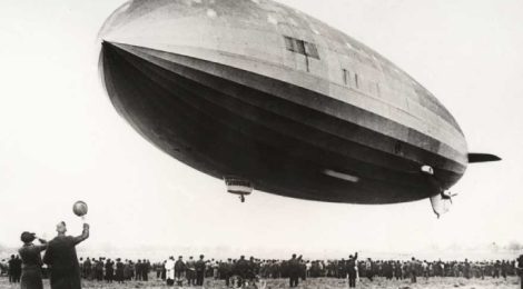 La prima crociera in Italia di un dirigibile Zeppelin