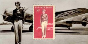 Francobollo Amelia Earhart
